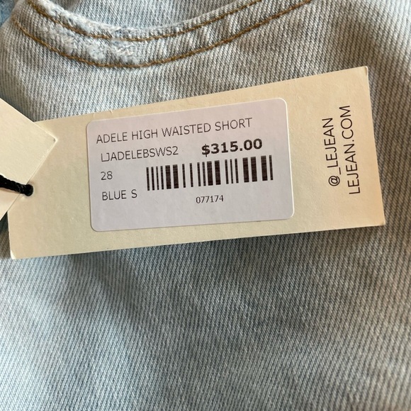 𝅺le Jean High Rise Adele Short in light Distressed - Picture 11 of 11